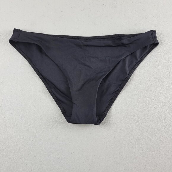 Everlane Bikini Bottom Swimwear Low Rise Solid Classic Small Black Women NWT - Picture 2 of 9